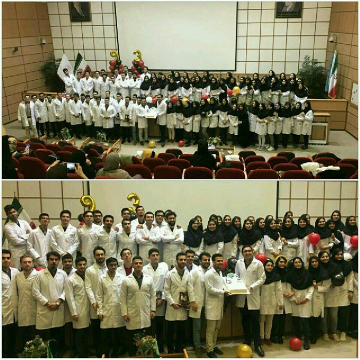 جشن روپوش سفید دانشجویان پزشکی ورودی ۹۳