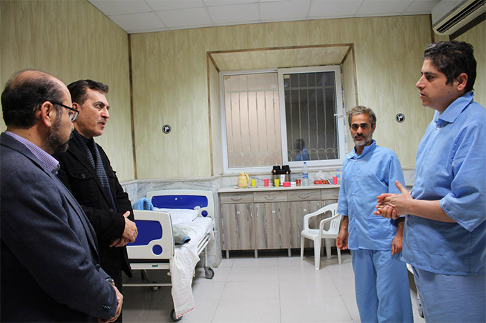 بازدید شبانه سرپرست دانشگاه علوم پزشکی بابل از مرکز آموزشی درمانی شهید یحیی نژاد